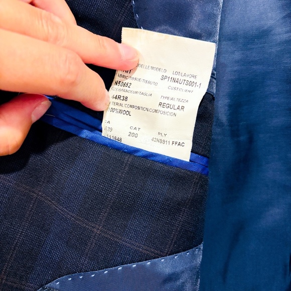 CALVIN KLEIN Grey wool coat - Picture 7 of 7